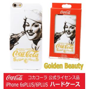 iPhone6s plus ケース コカコーラ公式  アイフォン6 PLUS ケース Coca-Cola ハードケース Golden Beauty ゴールデンビューティー｜will-be-mart