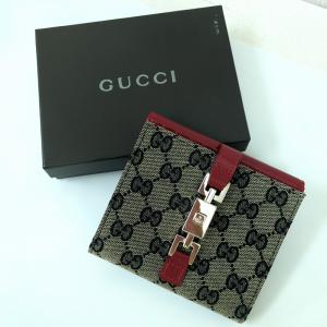 GUCCI グッチ GG Wホック 折り財布 ジャッキー キャンバス イタリア製｜will-mart