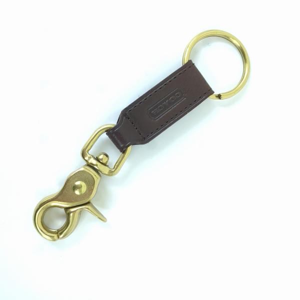 COACH オールドコーチ レザー キーホルダー TRIGGER SNAP KEY FOB ビンテー...