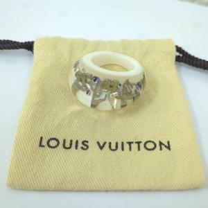 ルイヴィトン バーグアンクル―ジョン アクリルリング サイズL 約15号 LK1029