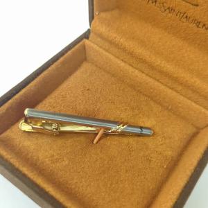 YSL イヴサンローラン ネクタイピン ロゴ ...の詳細画像1