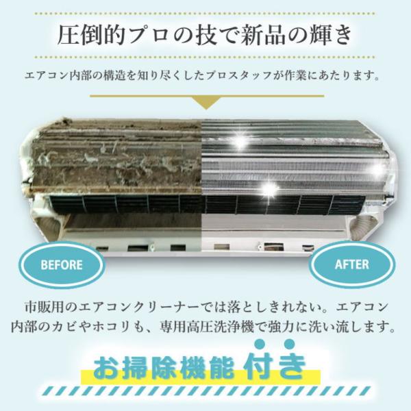 キャンペーン中♪ エアコンクリーニングお掃除機能ありタイプ１台 抗菌防カビコート付き♪ エアコン 分...