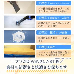 【キング・クイーン】ベッド マットレス クリー...の詳細画像5