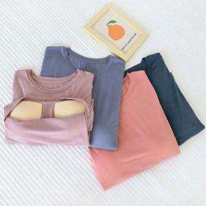 パット付半袖Tシャツ カップ付き 半袖 柔らか...の詳細画像2
