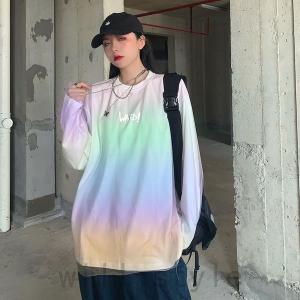 重ね着風tシャツ韓国オルチャンストリートダンス衣装長袖hiphopチュールゆめかわv系原宿系ロンtトップス Joy Slxwtjjr Will Style 通販 Yahoo ショッピング
