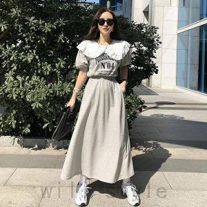 韓国 オルチャン トレーナー ワンピース チュニック の商品一覧 ファッション 通販 Yahoo ショッピング