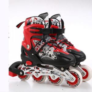 一輪光る 子供 初心者向け ローラースケート ...の詳細画像3