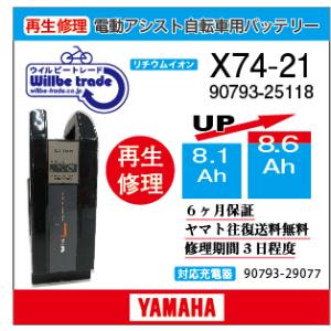 YAMAHA（ヤマハ） 電動自転車 ブリジストン BRIDGESTON バッテリー X83