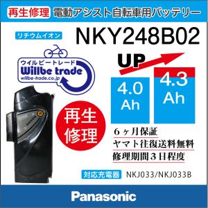 Panasonic（パナソニック） 電動自転車 バッテリー NKY327B02(5.0→7.8