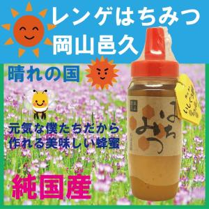 はちみつ 蜂蜜 ハチミツ 国産 純粋 レターパック発送 2点まで同梱可 国産100％天然蜂蜜 れんげ蜜 240g