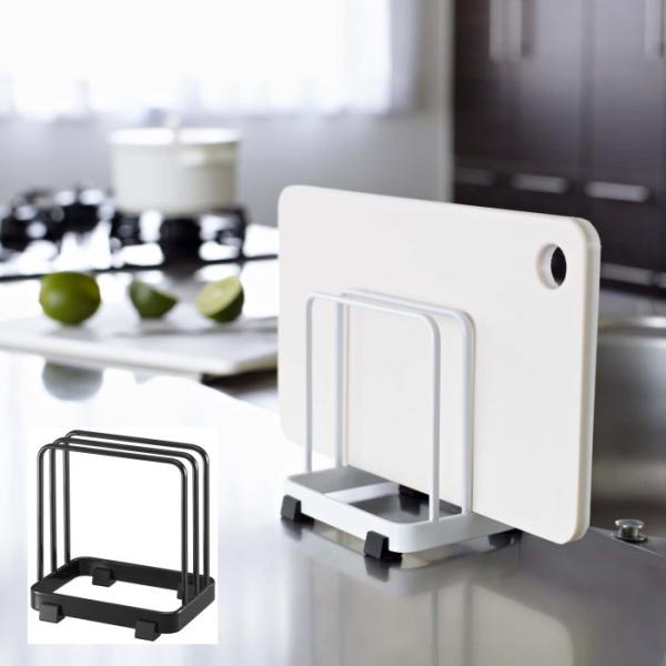 カッティングボードスタンド まな板立て まな板スタンド カッティングボードホルダー キッチン 収納 ...