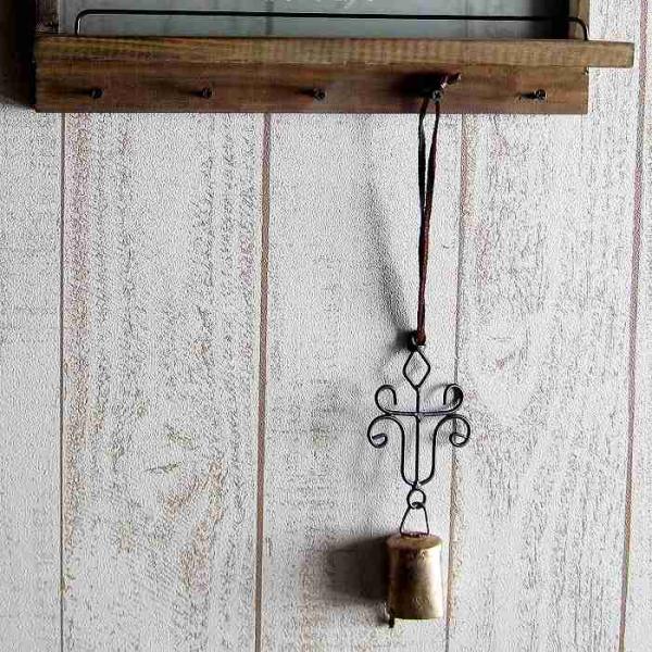 ドアベル  ドアチャイム アイアンベル カウベル ベル 玄関 飾り アンティーク ハンドメイド アイ...