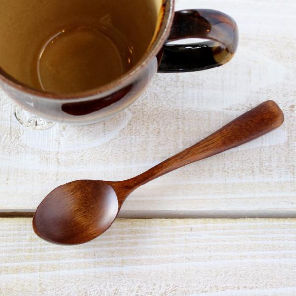 スプーン 木製スプーン 木のスプーン おしゃれ かわいい ティースプーン コーヒースプーン 食洗機対...