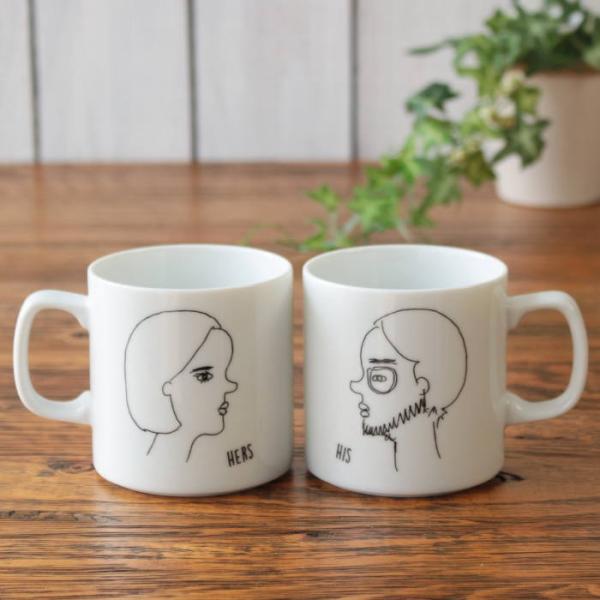 マグカップ コーヒーカップ おしゃれ 食器 電子レンジ対応 食洗機対応 日本製 磁器 白磁 320m...