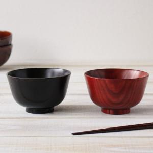 汁椀 木製 270ml 亀甲木目 漆 天然木 食器 同色6個セット （ お椀 椀