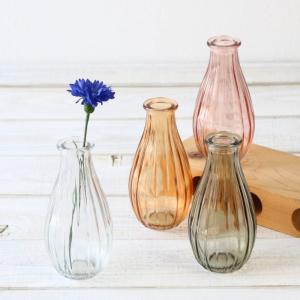 花瓶 おしゃれ ガラス 一輪挿し 花びん フラワーベース