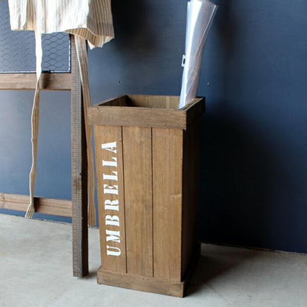 傘立て おしゃれ スリム 北欧 アンブレラスタンド 木製 玄関 収納 インテリア シンプル アンティ...