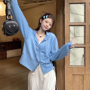 ス パーカー ジップパーカー 長袖 スウェット...の詳細画像3