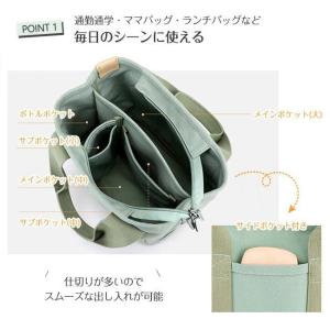 ミニ トートバッグ ハンドバッグ 肩掛け ショ...の詳細画像4