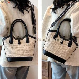 カゴバッグ ハンドバッグ トートバッグ 2wa...の詳細画像4