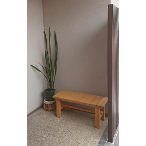 匠の縁台 横幅60cm パイン色 木製 ベンチ...の詳細画像3