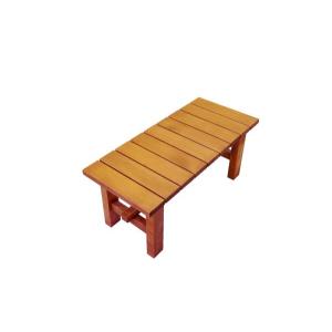 匠の縁台 横幅90cm チーク色 木製 ベンチ...の詳細画像1