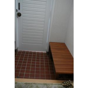 匠の縁台 横幅90cm チーク色 木製 ベンチ...の詳細画像4