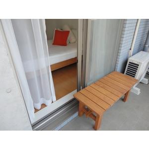 匠の縁台 横幅90cm チーク色 木製 ベンチ...の詳細画像5