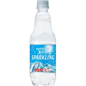 炭酸水　送料無料（北海道、沖縄、離島除く）　炭酸水　サントリー　天然水　スパークリング　５００ml PET×２４本（１ケース）