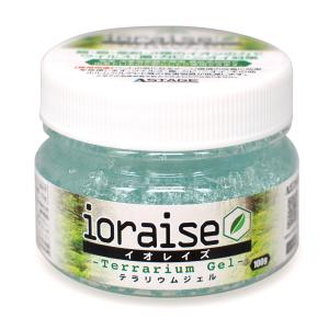 ペット用品 ioraise イオレイズ テラリウムジェル 100g ペット 抗菌 消臭 抗ウイルス カビ対策  イオン 飼育ケージ ペット飼育 送料無料｜willone-yahuushop