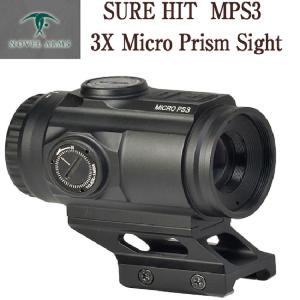 ノーベルアームズ SURE HIT MPS3（3X Micro Prism Sight） NOVEL ARMS 新商品 プリズムサイト ナイトビジョン ライザーブレード 自動消灯 小型 軽量 送料無料｜willone-yahuushop
