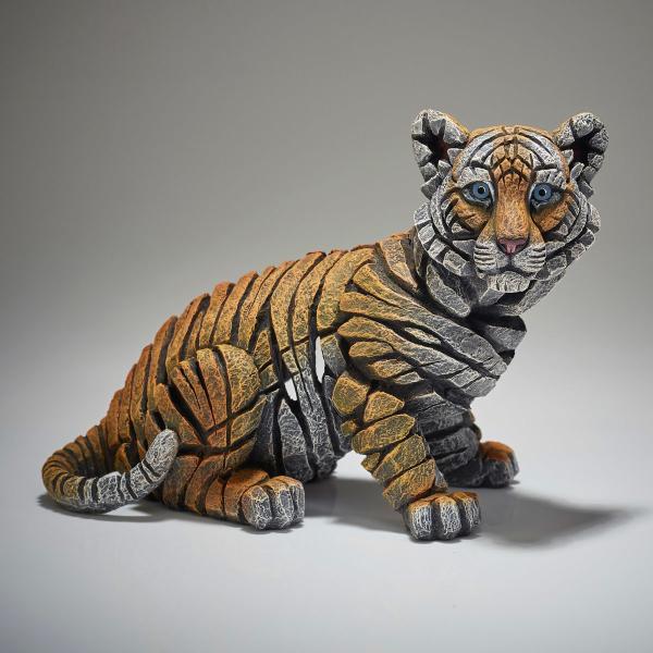 Edge Tiger Cub 幅24.5x奥行13x18(cm) 虎 子供トラ | 彫刻 置物 オブ...