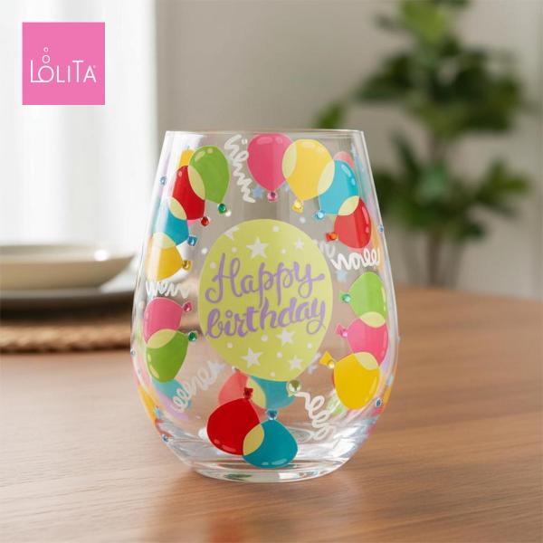 Lolita ワイングラス Balloons 12.4cm 風船 | かわいい おしゃれ ポップ モ...