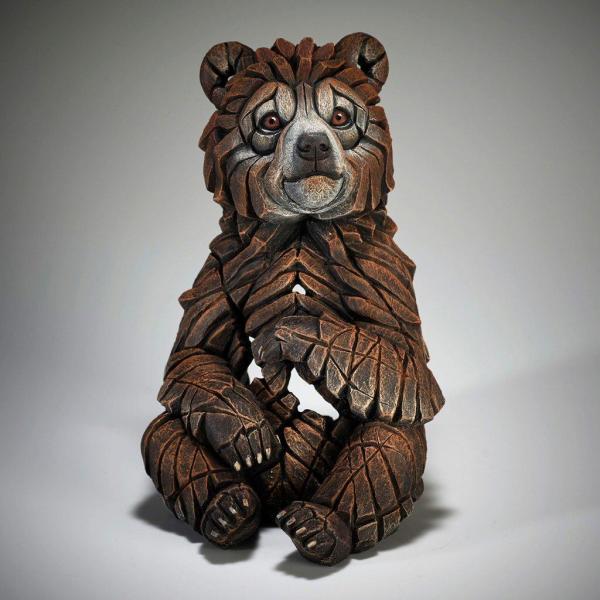 Edge Bear Cub 幅15x奥行18.5x24.5(cm) 小熊クマ | エッジ 彫刻 置物...