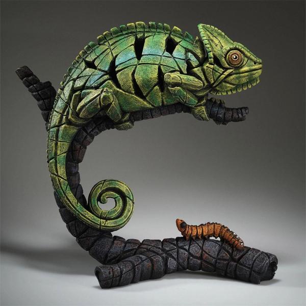 Edge Chameleon 幅15.5x奥行33.5x32(cm) カメレオンカメレオン | 彫刻...