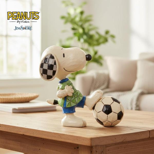 スヌーピー サッカー ミニ 8.3cm | ジムショア ピーナッツ グッズ フィギュア 人形 置物 ...