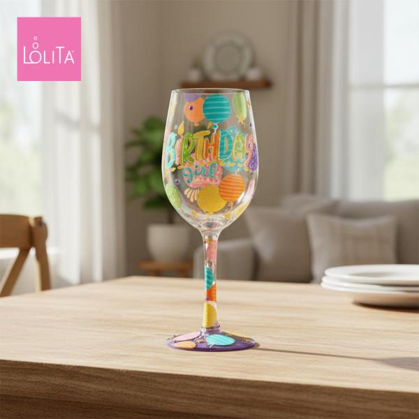 Lolita ワイングラス Birthday Girl 22.4cm バースディ・ガール | かわい...