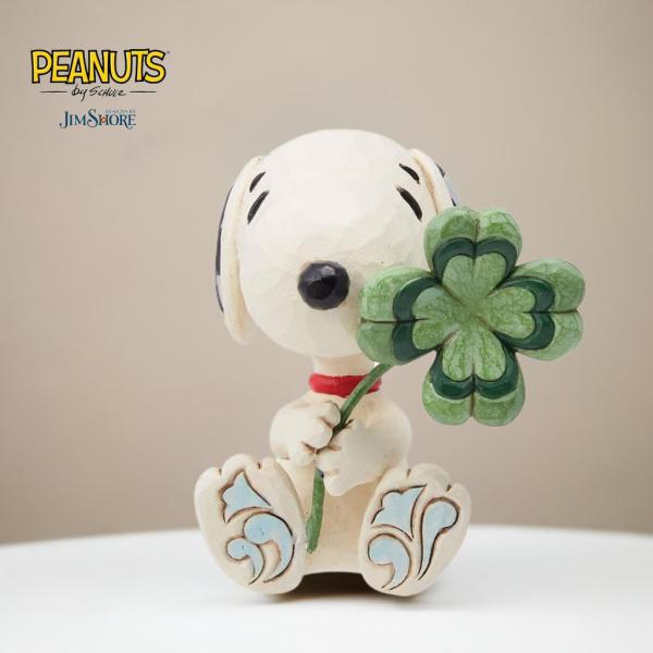 スヌーピー クローバー ミニ 6.5cm | ジムショア ピーナッツ グッズ フィギュア 人形 置物...