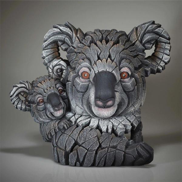 Edge Coala &amp; Joey Bust 幅40x奥行18.5x33(cm) コアラ 親子 胸像...
