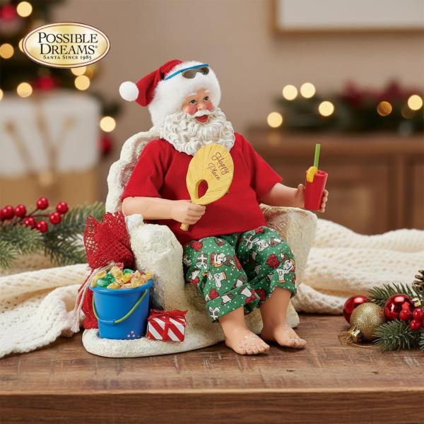 Happy Place 22.9cm | サンタ サンタクロース 人形 置物 フィギュア クリスマス...