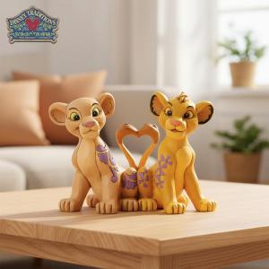 シンバ&ナラ ハートテイルズ 8.2cm ライオンキング | ディズニー トラディションズ ジムショア グッズ フィギュア 人形 置物 彫刻 Jim