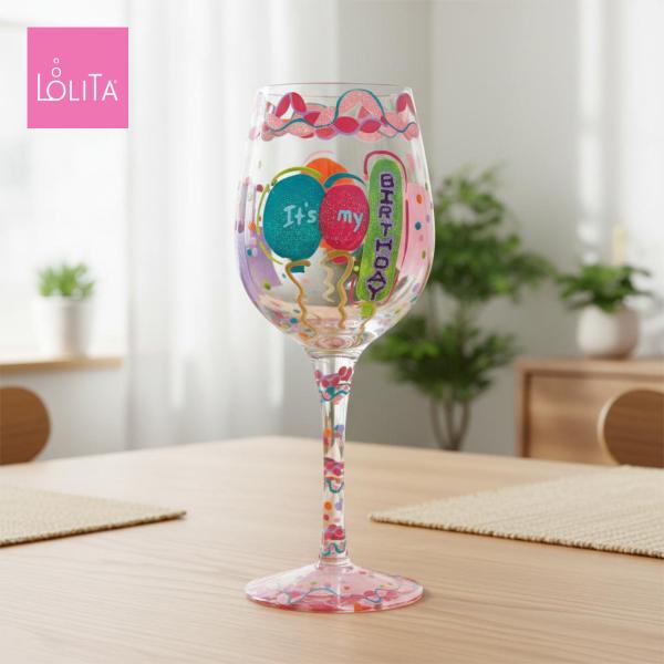 Lolita ワイングラス It's My Birthday 22.8cm 私の誕生日 | かわいい...