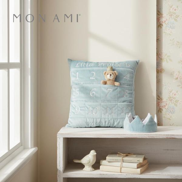 マイ ファースト アドベント ピロー セット ブルー 30.5x30.5cm | モナミ ぬいぐるみ...