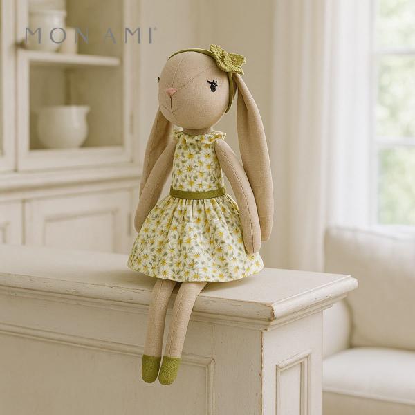 デイジー バニー 33cm ウサギ | モナミ ぬいぐるみ 雑貨 アート デザイン かわいい ファー...