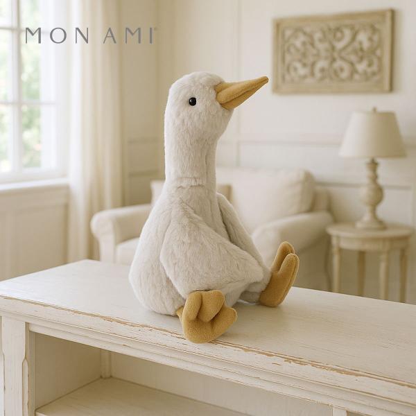 プル グレーグース S 25cm ガチョウ | モナミ ぬいぐるみ 雑貨 アート デザイン かわいい...