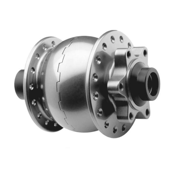 自転車 ハブ ダイナモ SON28 ディスク6ボルト 15mmスルーアクスル silver