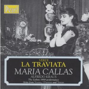 ヴェルディ:歌劇「椿姫」/ マリア・カラス(S), アルフレード・クラウス(T) / 録音:1958年, リスボン / 2CD / Pearl / GEMS-0228