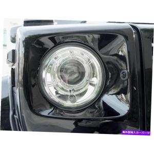 USヘッドライト メルセデスベンツGクラスW463クロムLEDヘッドライト