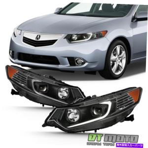 USヘッドライト 2005 -2006 Acura RSX DC5 LEDデュアルHalo