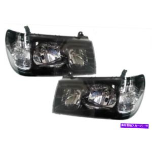 USヘッドライト トヨタランドクルーザー100ヘッドランプセット2ピース